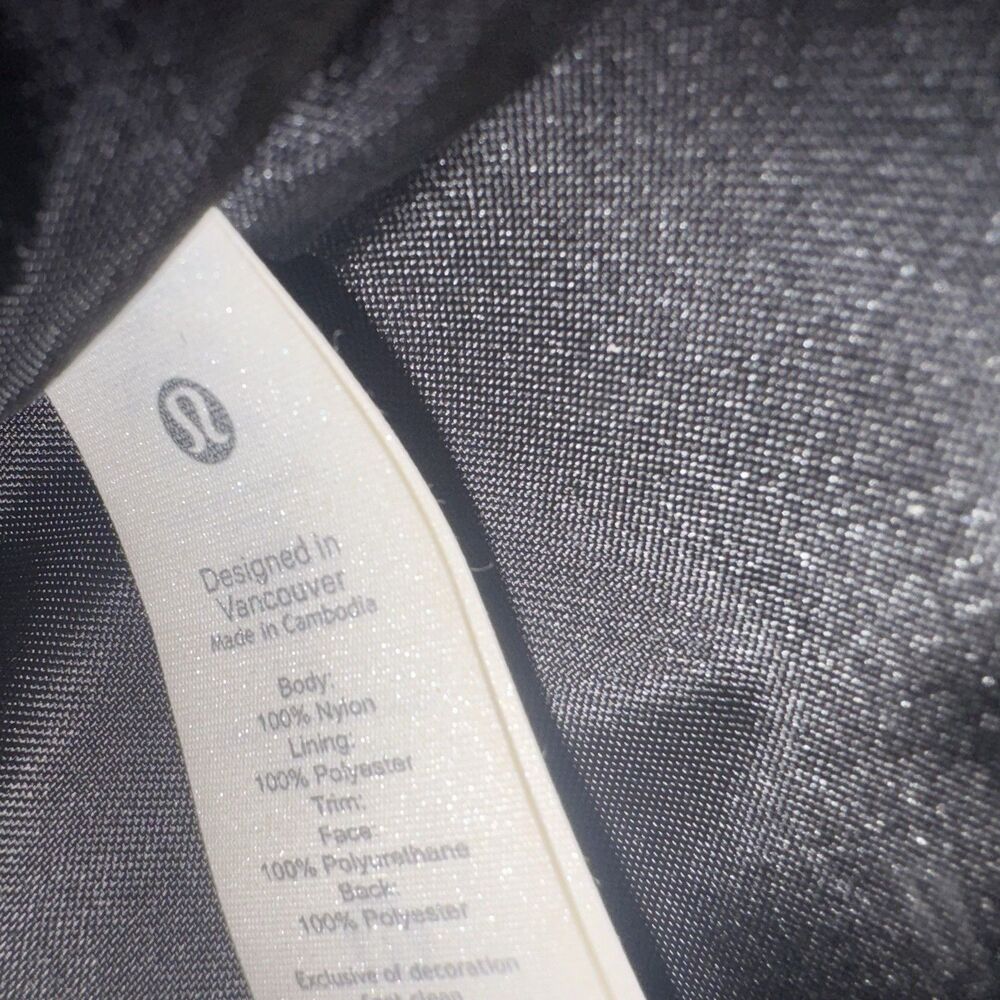 New Lululemon All Night Festival Micro Black Gold Athleisure Crossbody Belt Bag - Picture 7 of 15